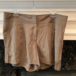 Cache olive green shorts